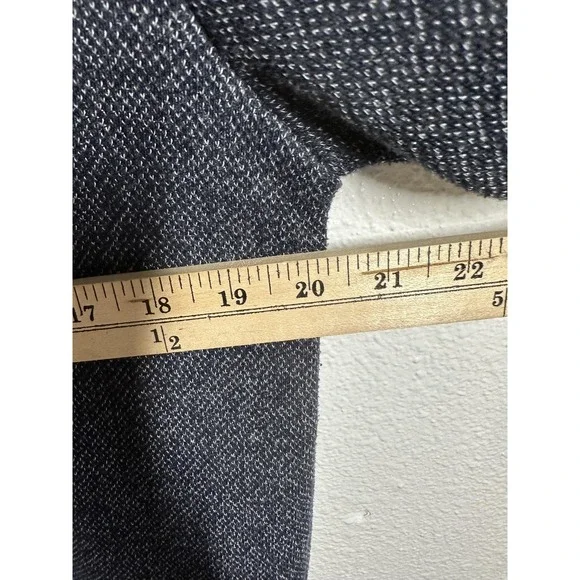 Scott James Sweater Mens Small Gray Quarter Zip Pullover Fleece Lined Warm Knit - Picture 6 of 7